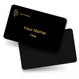 mTap Custom Color Cards Black