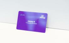 Purple Digital Business Card